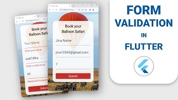 Form Validation Flutter Tutorial with Example App.
