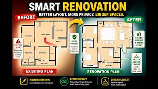“I Fixed This Bad Layout! Full Apartment Renovation (Before &amp; After)” #interiordesign