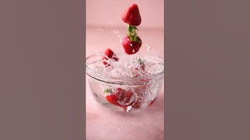 Easy 3-ingredient Strawberry Ice Cream recipe - Recipe link in description