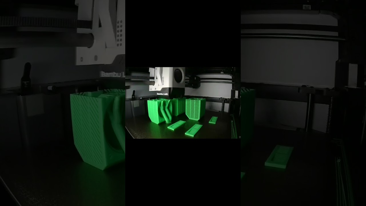 AMS Silica Desicant Holders short - 3D Printing Timelapse