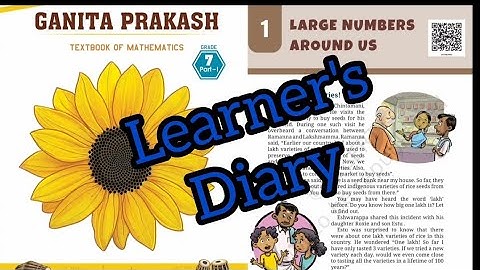 "Large Numbers Around Us | Learner’s Diary | Class 7 Maths Made Fun!" #maths #learnersdiary #cbse