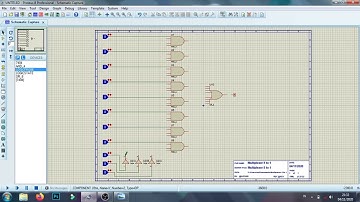 SIMULASI MULTIPLEXER 8 T0 1 PROTEUS -MK RANGKAIAN DIGITAL 2 PSTE UNISKA