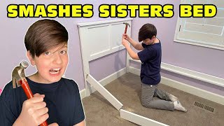 Kid Breaks His Little Sisters New Bed - Dad Swears Bachche Ne Bahan Ka Bistar Toda Original