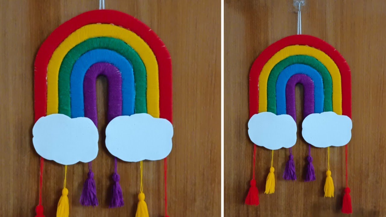 DIY Rainbow Wall Hanging – Savlabot