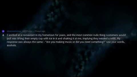 Waiters, How Do You Get Back at Rude Customers?