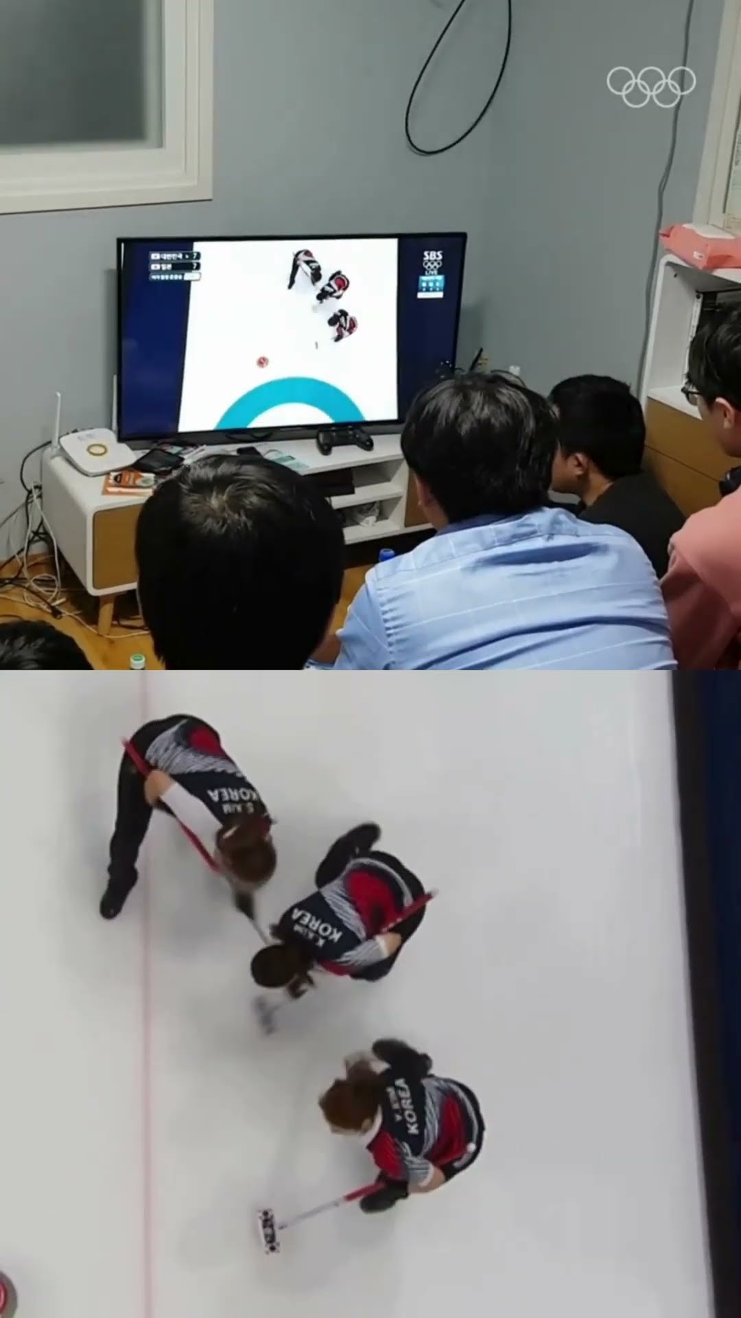 Glued to the screen! ?? Curling at PyeongChang 2018!