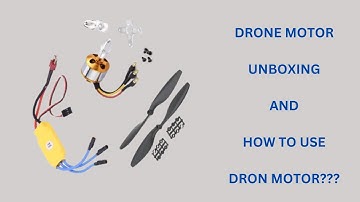 Unboxing Drone BLDC motor | BLDC Motor | ECS | Servo Tester | Drone Motor | Brushless Motor