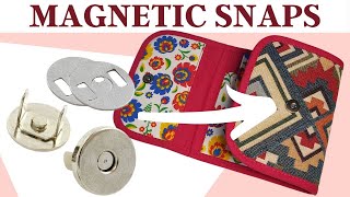 How To Add A Magnetic Snap Closure To Any Project