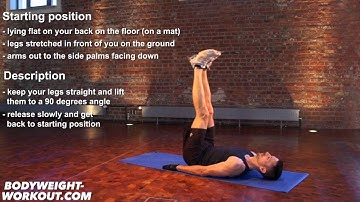 laying down leg raises bodyweight exercise madbarz exercises