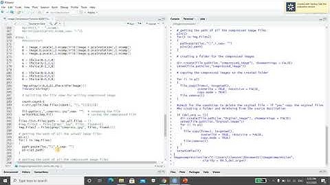 Image Compression Function using PCA