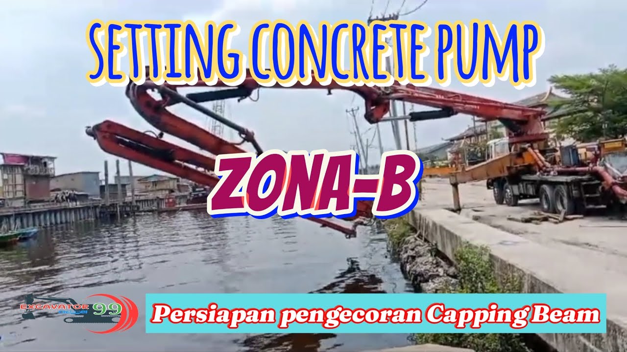 Persiapan pengecoran capping beam Zona- B Proyek NCICD - YouTube