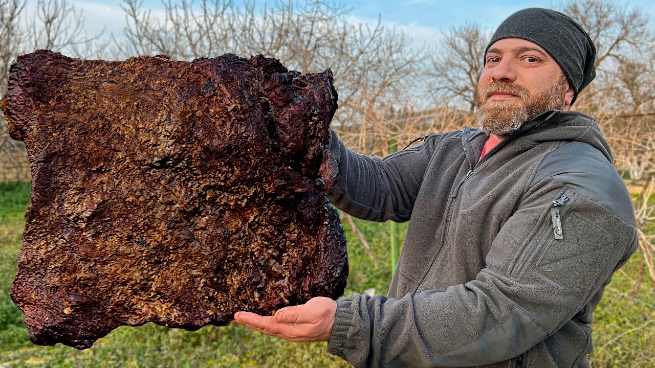 Cooked Texas Brisket Steak from Marbled Beef! Extremely delicious!