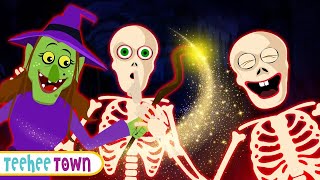 Midnight Magic Part 2 - This Old Witch - Spooky Scary Skeletons Songs | Teehee Town