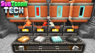 EMC AUTOMATION &amp; CRUSHING NEW RESOURCES! EP2 | Minecraft SubTerra Tech [Modded Questing StoneBlock]