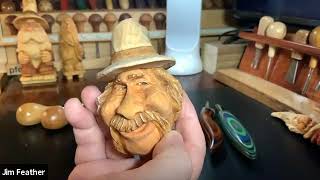 Wood Carving FACIAL EXPRESSIONS with Jim Feather