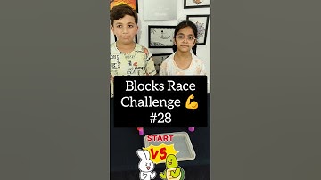 Blokrace-uitdaging l Learnwithus-uitdaging l #shorts #learnwithus @learnwithus13