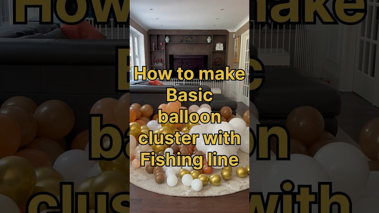 How to make balloon cluster for garland how to make balloon garland step by step how to do cluster