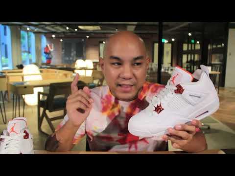 NIKE AIR JORDAN 4 Metallic Orange Quality Check! | Opening Act