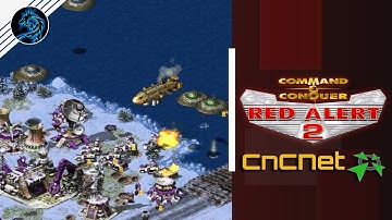 Red Alert 2 Cncnet | Arctic Circle With Brutal AI Option | (7 vs 1)