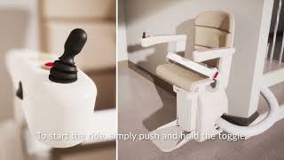 Handicare Freecurve Curved Stairlift