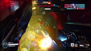 Overwatch 2 reaper QUINTUPLE kill in OVERTIME.