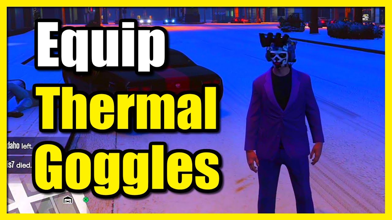 How to Equip & Put on Night Vision or Thermal Goggles GTA 5 Online