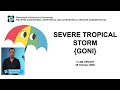 Press Briefing: Severe Tropical Storm {GONI} Thursday, 11:00 AM October 29, 2020