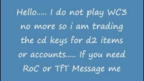 WC3 CD KEYS 4 DIABLO 2