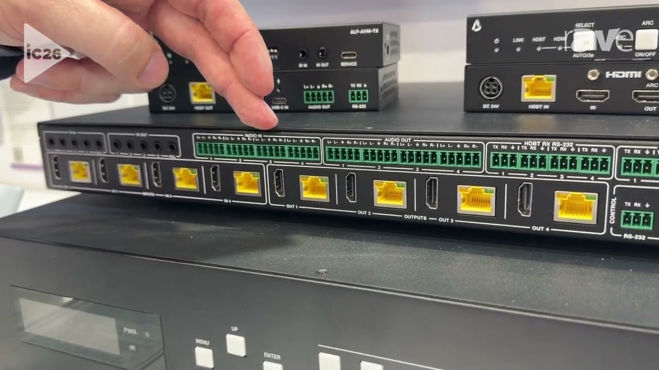 InfoComm 2026: Alfatron Introduces AVM-44H/88H Matrix Switchers and AVM-TX/RX Extenders
