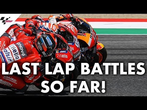 Every last lap battle from the 2019 MotoGP™ season so far!