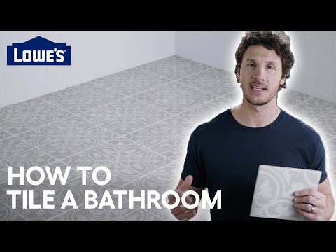 Can I Install Tile Floor In Bathroom Myself?