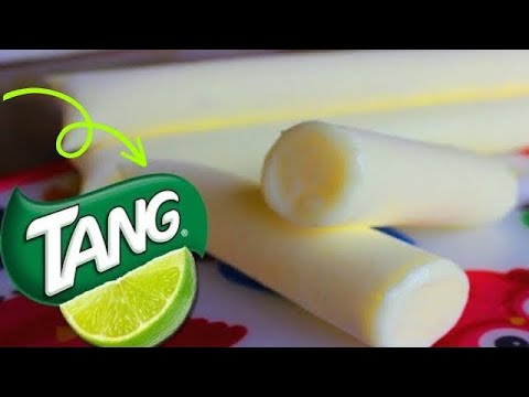 💦🍦Aprenda a fazer geladinho de Tang do sabor que quiser! 🔥🍋