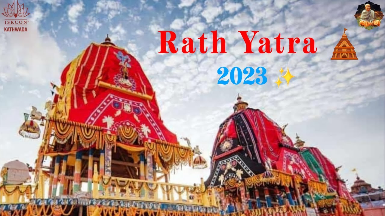 Rath Yatra ✨🛕 2023 || Glimpses || ISKCON Kathwada
