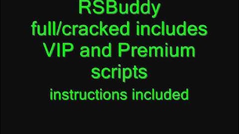 RSBuddy Cracked !!**FREE VIP and PREMIUM SCRIPTS**!!