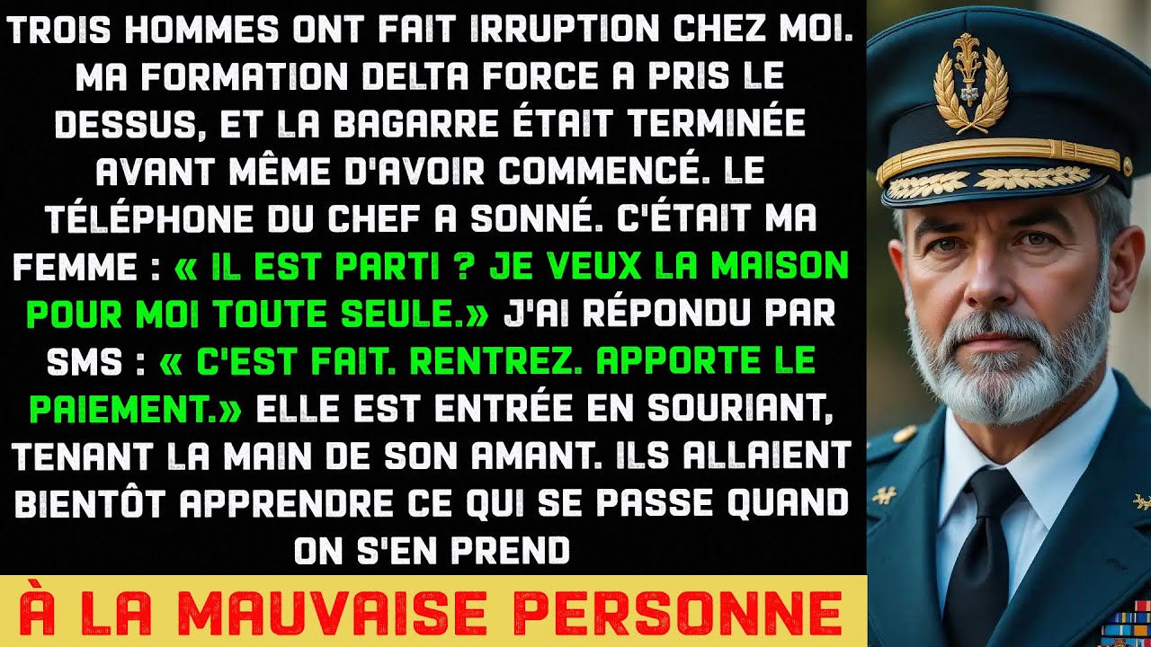 Ma femme a envoyé des tueurs chez moi, aucun n'en est sorti vivant, puis elle est entrée