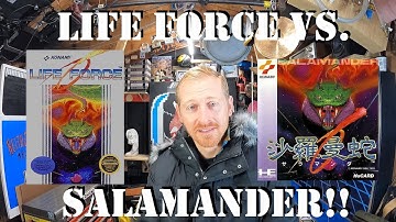 Life Force or Salamander?? NES vs. PC Engine WAR!!
