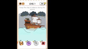 Brain Test 2 Captain Mary Level 7 Solutions and Walkthrough