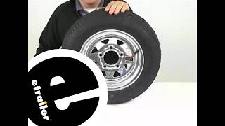 etrailer | A Closer Look at the Kenda 4.80-12 Bias Trailer Tire with 12" Galvanized Wheel