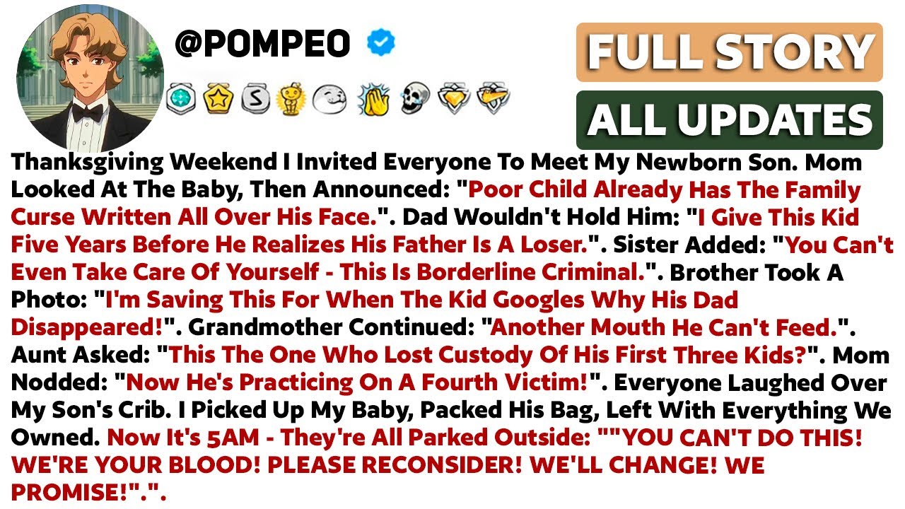 Thanksgiving Weekend I Invited Everyone To Meet My Newborn Son. Mom Looked At The Baby, Then...