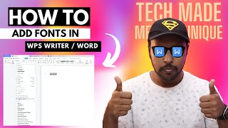 How to add fonts in wps office writer | get more fonts for wps office writer screenshot 5