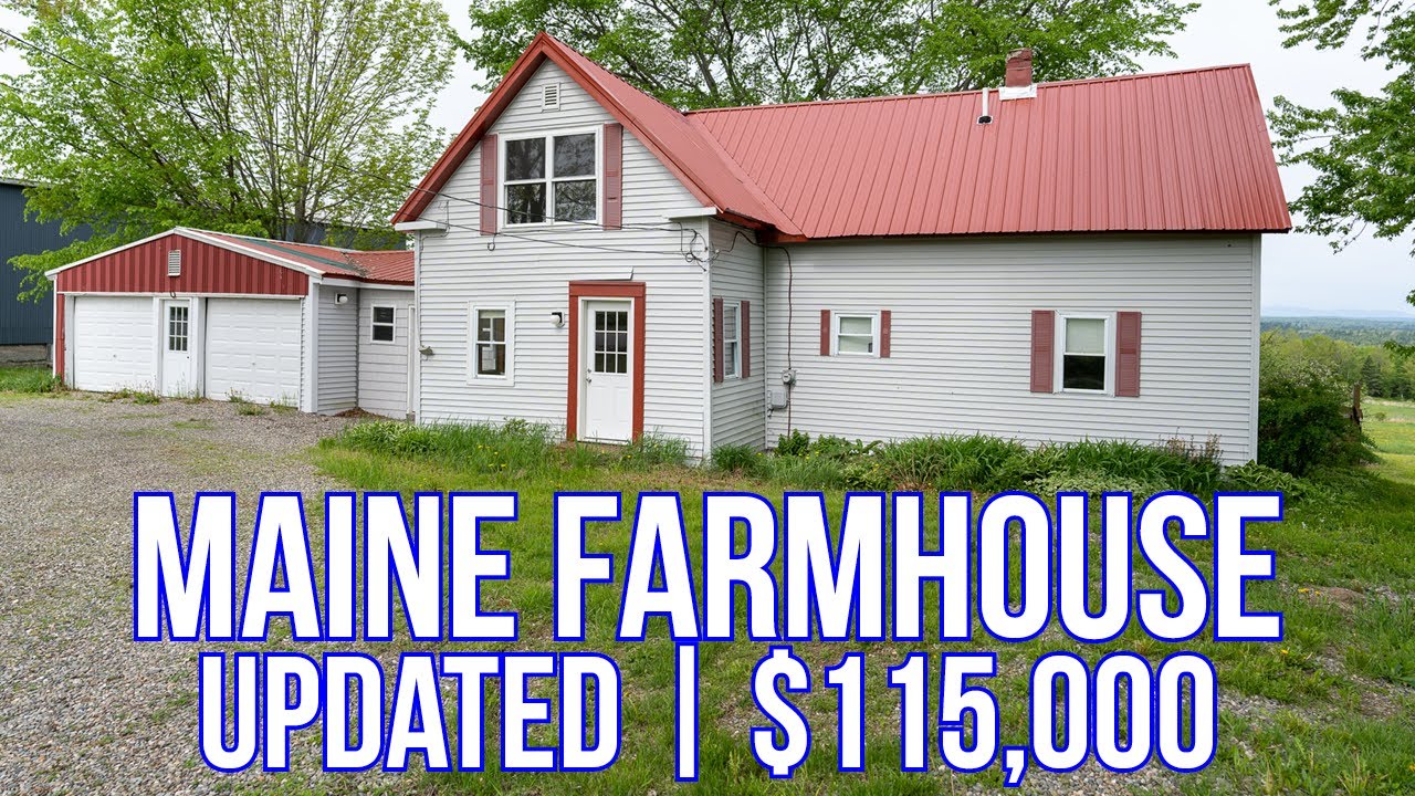 SOLD Updated Farmhouse For Sale Maine Real Estate YouTube