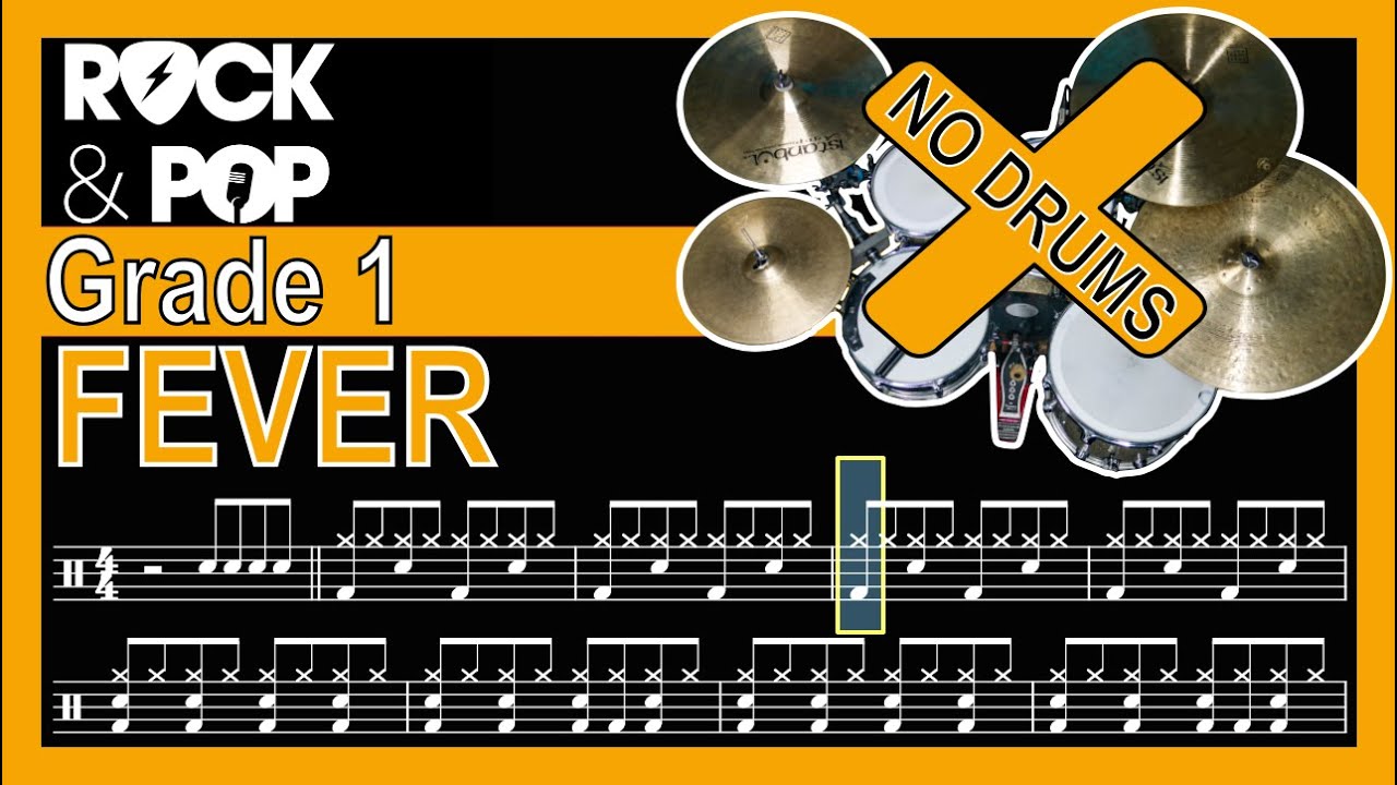 Fever - Drumless Track With Notation (Trinity Grade 1)