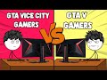 GTA Vice City Gamers VS GTA V Gamers