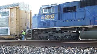UP #7942,4185,5156,2002-UP 2002 Salt Lake Couples with Autorack Cars