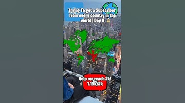 Trying to get a Subscriber from every country in the world day 8