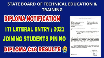 AP SBTET DIPLOMA NOTIFICATION PIN NO | DIPLOMA C16 RESULTS DELAY