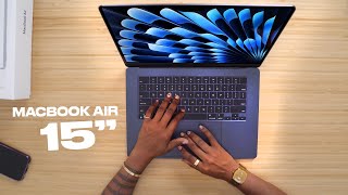 Unboxing the NEW MacBook Air 15' by TechMe0ut 28,157 views 10 months ago 10 minutes, 43 seconds