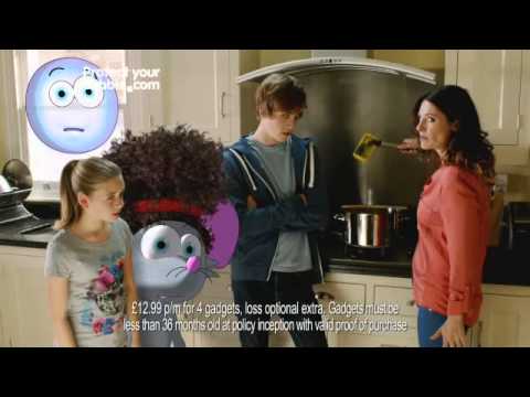 10 sec cut down Protect Your Bubble Family Gadget Insurance TV Ad 2013