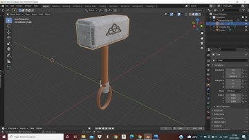 How to make Thor Hammer in Blender|| In Hindi||