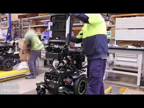 Quickie Q400 M SEDEO LITE Mid-Wheel Powered Wheelchair Video